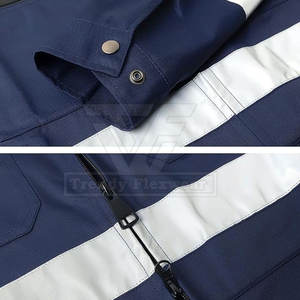 Overol de Alta Visibilidad con Logotipo Personalizado, Certificado EN, 100% Poliéster, Impermeable, Transpirable y de Secado Rápido, Hecho en Pakistán, para Venta en Línea - Product Image 4