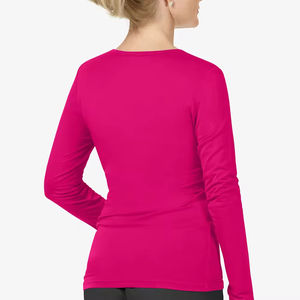 เสื้อยืดคอกลมแขนยาวสำหรับผู้หญิงเสื้อยืดทางการแพทย์สำหรับโรงพยาบาล - Product Image 2