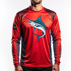 Camisas de Pesca de Manga Larga para Hombre, Secado Rápido, Transpirables, Protección UV, Ropa de Pesca al Aire Libre, Ropa de Verano de Alto Rendimiento, Premium - Product Image 5