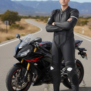 Combinaison de moto confortable et très vendue, design renforcé pour la conduite avec protection, vêtements de sécurité pour motards - Product Image 4