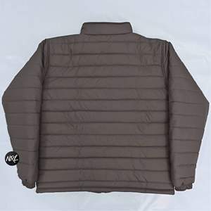 Veste d'hiver en duvet de canard court pour hommes de haute conception manteau d'hiver avec logo personnalisé avec col montant et tissu en toile - Product Image 3