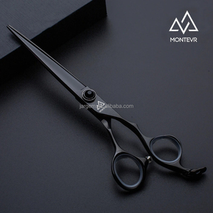 Set di forbici per toelettatura per animali domestici da 7 pollici con Design accattivante con rivestimento nero forbici per toelettatura per animali domestici professionali - Product Image 2