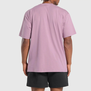 T-shirt surdimensionné vintage personnalisé pour hommes Hip Hop poids lourd délavé à l'acide 100% coton séchage rapide coupe ample T-Shirt vierge - Product Image 2