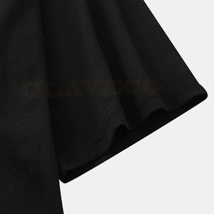 Camisetas de hombre de alta calidad Logotipo personalizado Color sólido Algodón/Fibra de bambú para adultos - Product Image 5