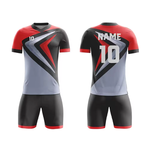 Conjunto de camiseta de fútbol juvenil para niños, kit de uniforme de fútbol de secado rápido transpirable con estampado de sublimación para hombres y mujeres - Product Image 6