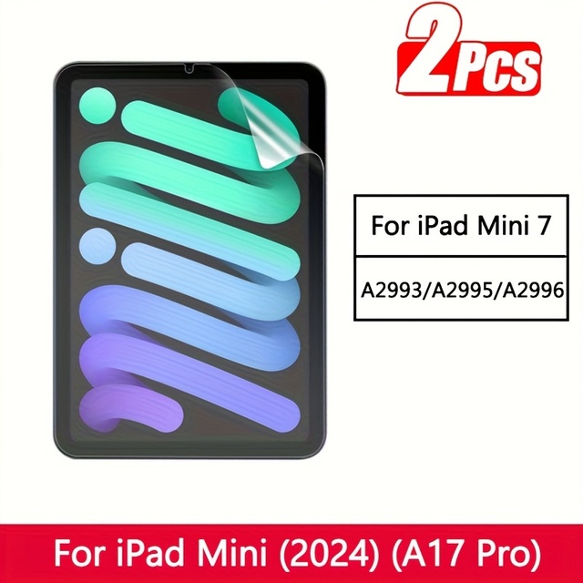 2pcs Matte PET  Paper Protective Film for iPad Pro 11 2022 13 2024 Mini 6 7 8.3 2021 Air 2024 2025 11th (A16) Screen Protector