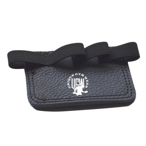 UNIQUE GYM WEAR Leather finger Guard Hand Grips for Weight Lifting Gym Workouts-Adjustable Lightweight Durable Non-slip Protect - Product Image 1