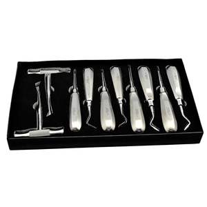 Elevadores de luxación Premium para extracción de raíces, peristomas de acero inoxidable para elevadores dentales, conjunto de 10 piezas de cirugía oral - Product Image 3