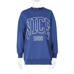 Sudadera con capucha de mujer hecha a medida con el mejor diseño, ropa de calle larga cómoda de seda ligera con patrón de estampado de invierno - Product Image 1