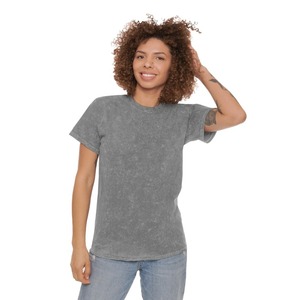 Camiseta de mujer con logotipo personalizado con estilo lavado a la Piedra/lavado ácido único - Product Image 6