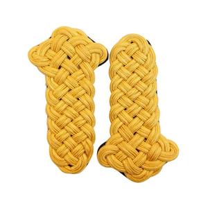 Top qualité uniforme fil or épaule conseil paire cordon décoratif épaulette pour robe tenues personnalisé brodé cordon ensemble - Product Image 5