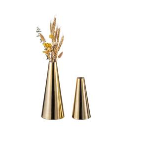 Florero de decoración de diseño moderno para bodas y eventos de fiestas Florero de aluminio de pilar más vendido - Product Image 1