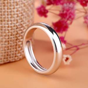 Jeulia Simple Polished Women's Band Fine <b>Ring</b> - Product Image 5