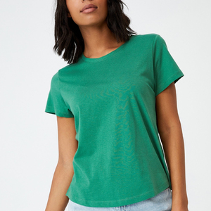 Oversize 100% algodón Mujer Jersey camiseta Botón de alta calidad impresión personalizada Logo talla grande Casual ocio estilo verano - Product Image 6