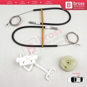 Kit de réparation de lève-vitre électrique arrière droit BWR5194 pour Punto Grande Evo MK3 199 2005-2024 5 portes 51723327 - Product Image 2