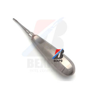 Lindo-Levien Instrument manuel en acier chirurgical 4mm ascenseur incurvé nettoyage d'extraction dentaire équipement de remplissage des dents - Product Image 2