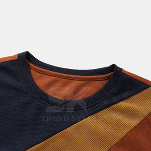 T-shirt pour homme à coupe ample, imprimé, design unique, prix de gros, nouvelle arrivée, 100% coton, séchage rapide - Product Image 3