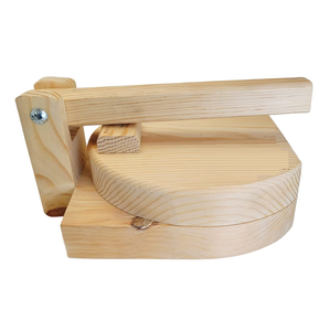 Prensador de masa de madera Prensa manual para hacer tortillas Prensa para tortillas de maíz de madera Prensa para masa Tortillas y venta - Product Image 1