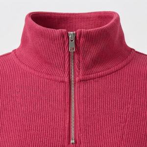 Premium Quality Winter Hoodies Joggers Quarter Zip <b>Set</b> Women Zipper Turn Down Collar <b>Trousers</b> Custom Logo 100% Cotton Sportwear - Product Image 4