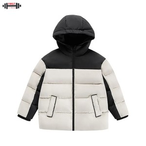 2025 Men's Streetwear Korean Black Canvas Puffer Parka Warm Stand Collar Winter Bubble Coat <b>Hip</b> Hop Style Customized Color - Product Image 3
