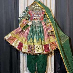 ชุดเสื้อกระโปรงอัฟกันของผู้หญิงผ้ากำมะหยี่ปักลายขนาดใหญ่พิเศษระบายอากาศได้ดีสินค้าใหม่ได้รับความนิยมใน2025 - Product Image 1