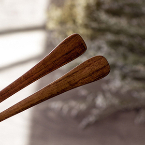 ชุดช้อนส้อมไม้พร้อมช้อนส้อมและตะเกียบสำหรับงานแต่งงานโต๊ะรับประทานอาหาร - Product Image 2