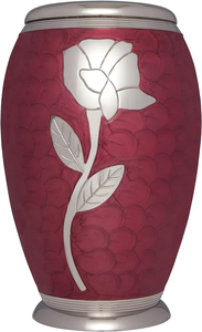 Urnas funerarias de cenizas anheladas a mano de metal de alta calidad para uso de cremación Urnas clásicas con anillo de Peltre - Product Image 6