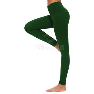 Meilleure qualité 100% coton Yoga Leggings respirant femmes Fitness Legging été Fitness Gear-Fabriqué au Pakistan - Product Image 5