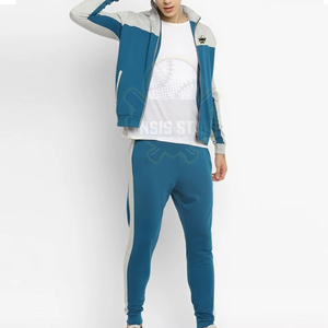 Ventes en gros de sweats à capuche de haute qualité pour hommes, style streetwear, col montant, respirant, coupe régulière, vêtements de sport pour l'entraînement, ensemble de jogging - Product Image 6