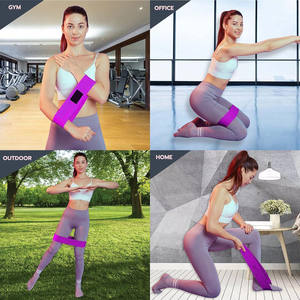 ชุดยางยืดออกกำลังกายแบบผ้า 3 เส้น สำหรับบริหารกล้ามเนื้อสะโพกและก้น ออกแบบใหม่ รับผลิตตามสั่ง พร้อมสกรีนโลโก้ - Product Image 3