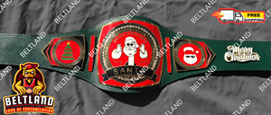 Cinturón de Campeonato de Santa Claus Navideño Personalizado, Aleación de Zinc, 2mm 4mm, Cintura Alta, Talla Adulto, 1 Pieza - Product Image 3