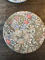 Sous-verres en marbre à découpage floral, sous-verres ronds en pierre, décoration artisanale pour la maison