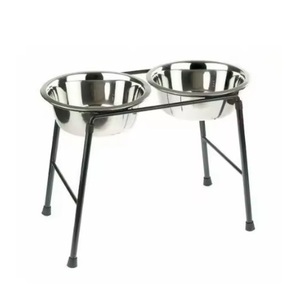 Wholesale Superb Quality Stainless Steel Heavy Dog Feeding Bowl with Rubber Base Customized Logo Highest Selling for Pets Bowls - Product Image 4