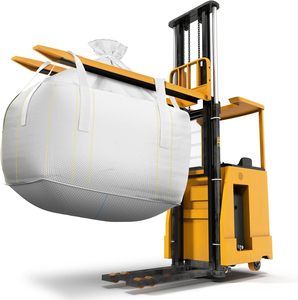 Bolsa de polipropileno tejido de fondo plano de alta resistencia con doble correa de sujeción para cemento industrial y construcción - Product Image 1