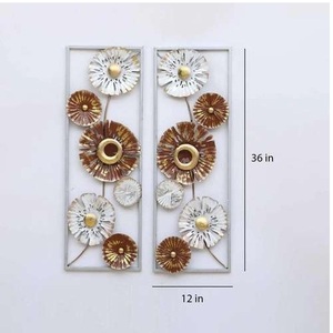 Elegante Panel de Pared de Metal Negro con Textura en Relieve, Acabado Dorado de Lujo, Hecho a Mano, Tamaño Personalizable, Diseño Art Deco, Decoración de Pared de Hierro - Product Image 2