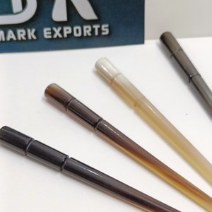 Applicateur artisanal de Kohl de corne de vache outil de maquillage des yeux traditionnel léger et écologique naturel pour une application précise - Product Image 3