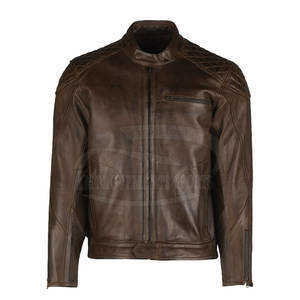 Precio barato Superventas Chaqueta de cuero de la motocicleta Cremallera transpirable Chaquetas de cuero de la motocicleta - Product Image 1