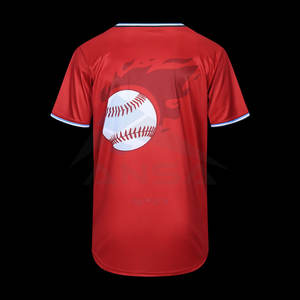 Camisetas de Béisbol Personalizadas, Sublimadas e Impresas, Estilos Lisos y en Blanco, Camisetas de Béisbol al por Mayor a Precios Bajos para Equipos y Clubes - Product Image 6