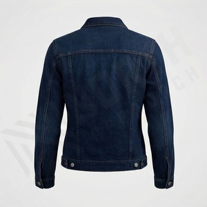Nouvelle veste en jean tendance pour femmes, 100% coton, respirante, écologique, de haute qualité, service OEM, vente en gros, veste streetwear tendance - Product Image 2