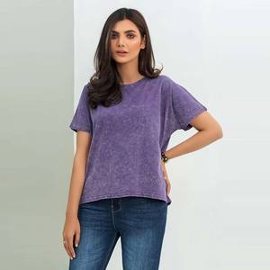 2022 Men's Slim-Fit for <b>Purple</b> T-<b>Shirt</b> 50/50 Soft Spun Cotton/Poly High Comfort - Product Image 6