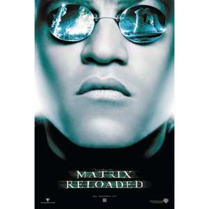 Modern Matrix Reloaded <b>Poster</b> Wall Decor Made of Paper - Product Image 1
