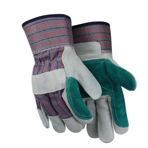 Hand Protection Leather Safety <b>Gloves</b> Rigger <b>Gloves</b> Hand Protective Working <b>Gloves</b> Cow Split Leather Working <b>Gloves</b> - Product Image 3