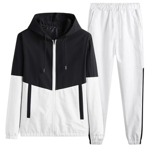 Ensembles de survêtement pour hommes, sweat à capuche et pantalon pour femmes, couleur unie, pull à capuche + pantalon, ensembles de vêtements de sport décontractés pour hommes - Product Image 3