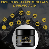 Résine de Shilajit Pur de l'Himalaya Marque Blanche avec 82%+ d'Acide Fulvique et Oligo-éléments – Complément Alimentaire Premium 30g