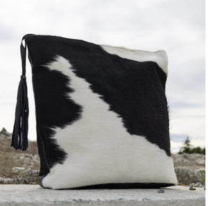 Designer Luxury Western Cowhide Leather Tote <b>Bag</b> Fashionable <b>Women's</b> Shoulder Purse Natural Hide Hair-On <b>Bucket</b> <b>Bag</b> - Product Image 5