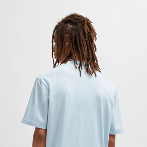 High Quality Custom Made Men's T-Shirts with Logo Print Solid Color 220 Grams <b>Weight</b> <b>Blank</b> Design Pakistan Made for Sale - Product Image 4