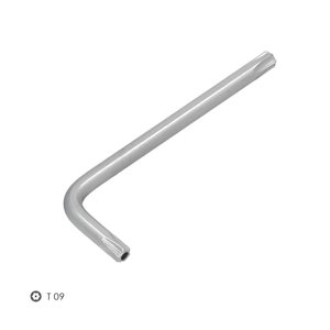Chiave Torx Inviolabile Standard in Acciaio Cromo Vanadio Professionale T09 - Product Image 3