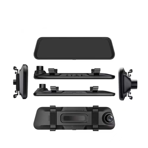 Carlover 9.66 inch xe gương máy ảnh 1080P không thấm nước máy ảnh Dash Cam 2 kênh <span class=keywords><strong>Car</strong></span> DVR phía trước và phía sau Dashcam cho xe ô tô - Product Image 6