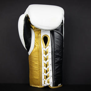 Guantes de boxeo híbridos de color caqui oscuro de marca Champions cuero genuino guante de gimnasio Fitness - Product Image 6