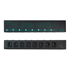 Pédale d'effet pour guitare <span class=keywords><strong>Alimentation</strong></span> 8 sorties DC isolées pour pédalier 9V avec indicateur LED de protection contre les courts-circuits - Product Image 1